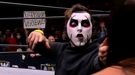 What does AEW star Danhausen look like without makeup?