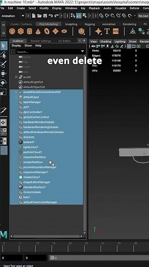 Fix Maya Outliner Mess Instantly | Clean Up Your Scene Fast!
