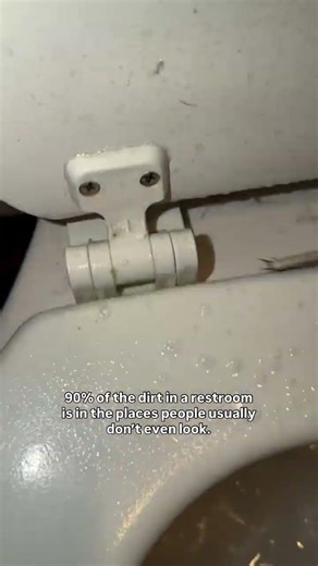 90% of the dirt in a restroom is in the places people usually don’t even look.