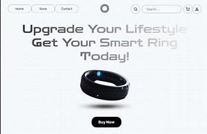 Smart Ring Web Design