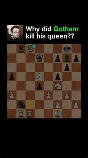 Gotham brilliant #chess #foryou #shorts #shortvideo