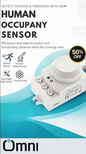 PIR Motion Sensor 5.8 Ghz 220V360 Degree Human body occupancy detection