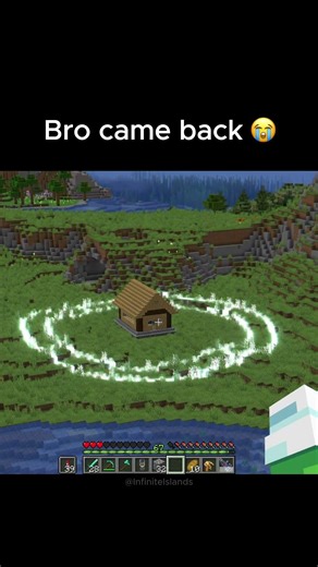 Did not expect him to survive... 😔 #minecraft #relatable