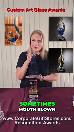Hand-Blown Glass Awards – Every Piece Is One-of-a-Kind Art! #artglassawards