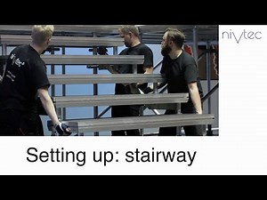 How To Set Up.. stage stairs with nivtec