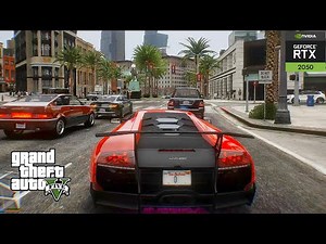GTA 5 Default Graphics settings | Natural Vision Evolved on RTX 2050 Laptop Gameplay