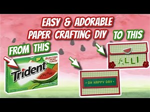 EASY & ADORABLE Paper CRAFTING DIY on a BUDGET!!! Great for BEGINNERS!