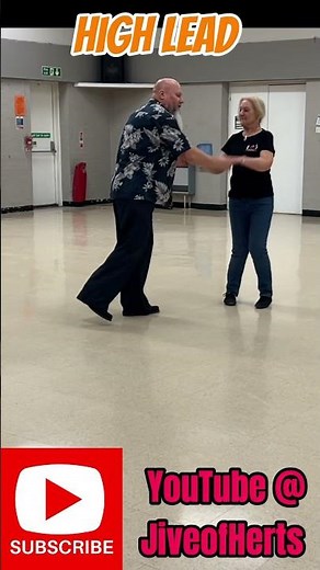 Jive of Herts dance moves routine: Revolving Door; Revolving Back Door. Nice, classy jive dancing 😎