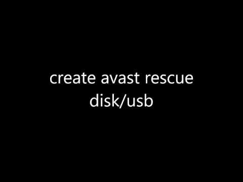 create avast rescue disk
