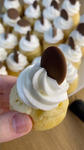 Cream puffs 🤍. #shortvideo #baking #eggfreebaking #shorts #cream