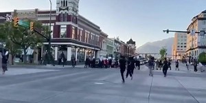 231K views · 4.5K reactions | BLM anarchists in Provo, Utah. They surround a vehicle, creating a terrifying scene for those inside the SUV. If it can happen here... | ForAmerica | Facebook