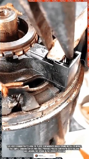 Pliers Screwdriver Tool: Install Starter Spring Precise Fast Innovation #tool #tools #innovation