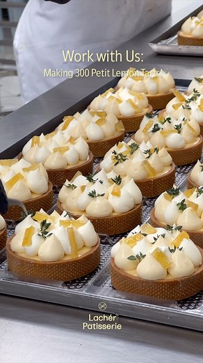 Yep, you read that right— 300 lemon tarts! 🍋 Our chef starts whipping up these sunny delights before the sun even gets out of bed 🌅 And as for us, the social media squad? We're right there with them, capturing the behind-the-scenes! 😎👯‍♀️ #frenchdessert #citron #bulkorder #pastrychefsofinstagram #entremet #petitgateau #cakedeliverykl #dessertkl #cakedeliverypj | Lachér Patisserie