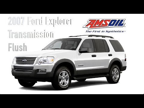 2007 Ford Explorer Sport Trac Transmission Filter Change and Flush