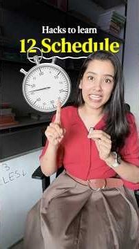 Learn ALL 12 Schedules in 1 minute! 🏃‍♀️🏃