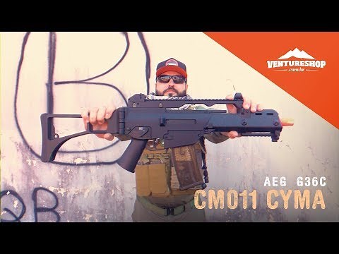 Review Teste Airsoft AEG G36C CM011 - Cyma