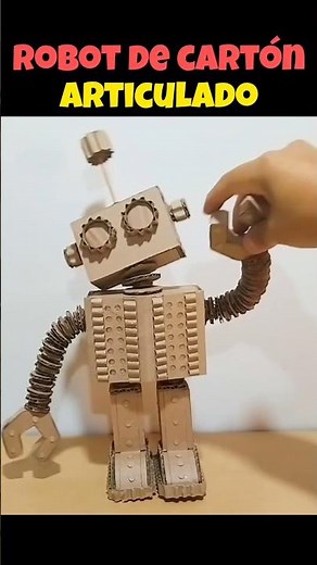 Cardboard Robot #schoolart #robot #cardboard