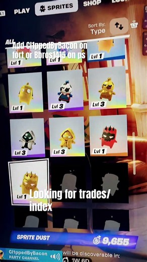 Trading/indexing