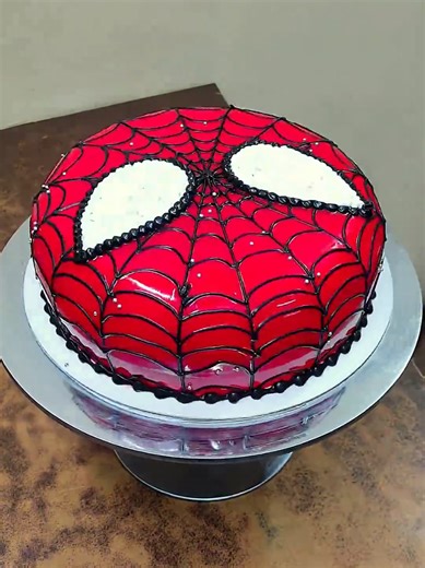 spider🕷🕷 man Jelly cake design
