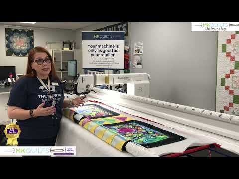 First Custom Quilting Project on the ‪@HandiQuilter‬ Infinity 28 w/MK of MK Quilts (Part 02)