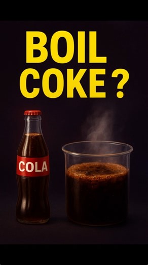 What Happens When You Boil Coke? 🥤🔥 | The Shocking Truth Revealed! #facts#ytshorts