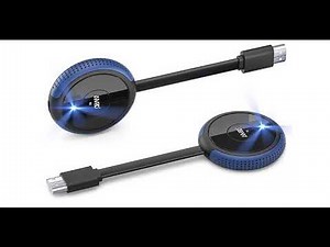 AIMIBO Wireless HDMI Transmitter and Receiver 100FT - 4K Wireless HDMI Extender Kit Streaming 5G