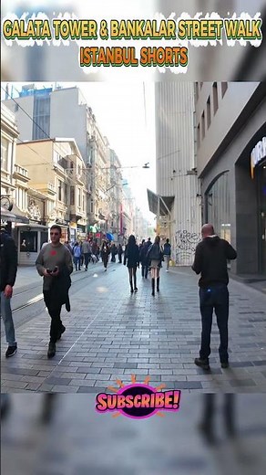 GALATA TOWER & BANKALAR STREET WALK 🏰 | ISTANBUL SHORTS