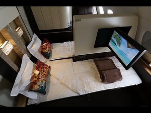 Etihad A380 First Class Apartment Full Video in-flight experience