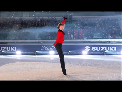 Ilia Malinin performs his 2024 Short Program, "Malagueña", at Ghiaccio Spettacolo in Torino, Italy.