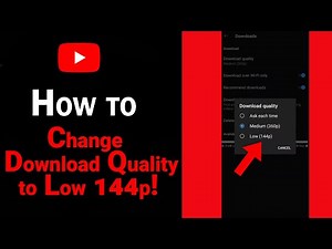 How to Change Download Quality to Low 144p on Youtube [NEW]