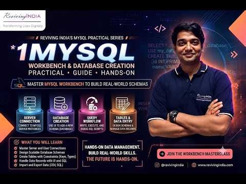 #1b | Creating Your First Database Using MySQL Workbench