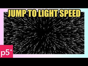 Star Field Hyperdrive Light Speed Effect