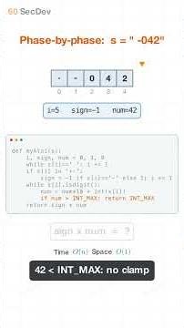 String to Integer (atoi): why it fails 90% of devs - in 60s #shorts