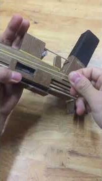 Cardboard smg: tutorial here #diy #handmade #tutorial #toyguns #cardboardgun