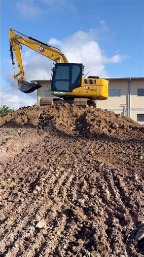 Continuous flight auger foundation, lot cleaning cat 316