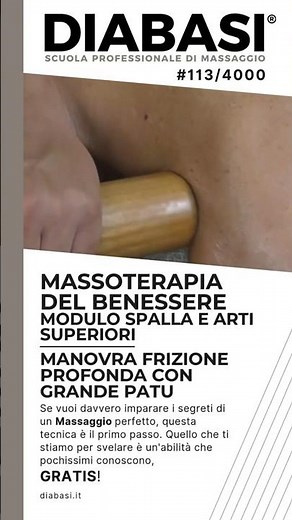 Corso Massaggio Massoterapia del Benessere Arti Superiori - Manualità #113 #corsomassaggio #diabasi