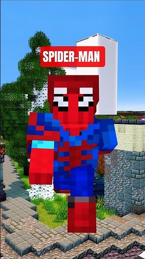 Minecraft: Spider-Man 2025 Suit Armor Trim #spiderman #minecraft