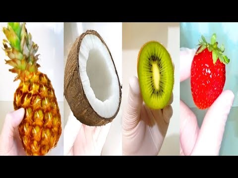 What do fruits look like under a microscope? 🍍🥝 🍓