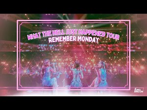 🇬🇧 REMEMBER MONDAY INTERVIEW • WHAT THE HELL JUST HAPPENED TOUR (LONDON)