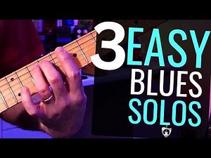 3 EASIEST Blues Solos to Learn First (Perfect for beginners)