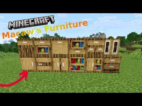 PRÉSENTATION DU MODS MACAW'S FURNITURE ! | MINECRAFT !