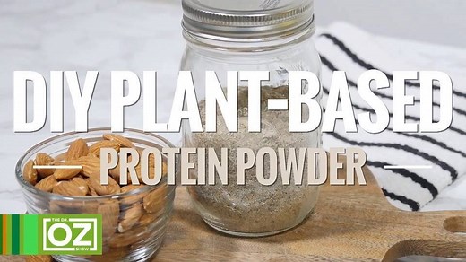 This DIY Plant-Based Protein Powder is the perfect alternative to whey protein for people who are dairy-free. Get the full recipe here: http://bit.ly/2IHL4l0 | Dr. Mehmet Oz