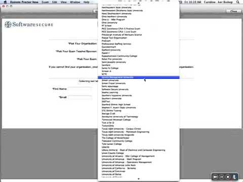 Taking the Practice Exam with Remote Proctor Now