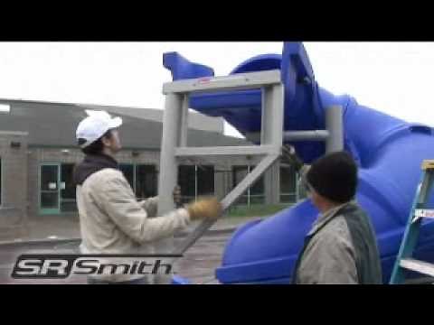 Vortex Pool Slide Installation