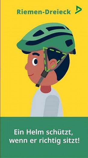 So sitzt der Fahrradhelm richtig! ✅🚲