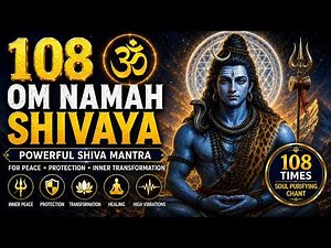 Om Namah Shivaya 108 Times 🕉 Shiva Mantra for Monday Morning Meditation