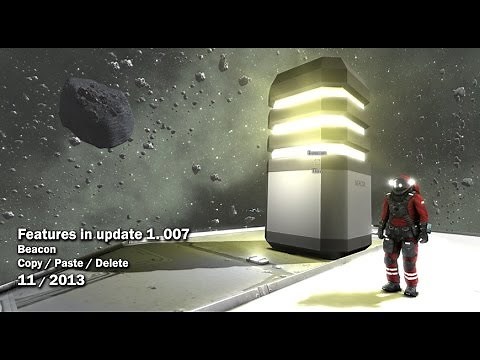 Space Engineers - Beacon block and copy/paste/delete