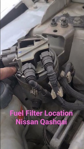 Location Fuel Filter Nissan Qashqai J10 2006-2013 #fuelfilter #nissanqashqai #nissan