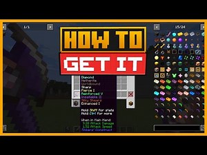 🟨 HOW to HAVE the BEST SWORD/TOOL with the MOST DAMAGE - TINKER'S CONSTRUCT MOD MINECRAFT