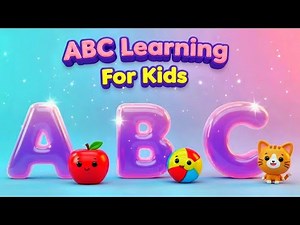 ABC Alphabet Song for Kids | 3D Jelly Letters A to Z | Learn English Alphabet for Children